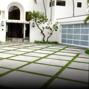 Square concrete installation G Concrete